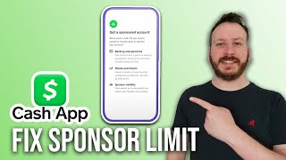 How To Fix Cash App Sponsor Limit [upl. by Gwenette]