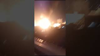 Pune Massive Explosion near JSPM college fire gasstation [upl. by Thorndike]