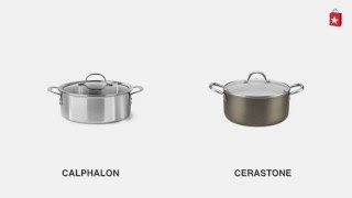 Calphalon TriPly Stainless Steel 5 Qt Covered Dutch Oven Comparison Video [upl. by Dier224]