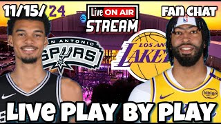 Los Angeles Lakers vs San Antonio Spurs Live NBA Live Stream [upl. by Annaohj608]