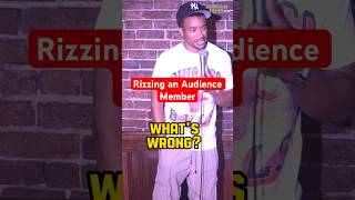 How to RIZZ an audience member  Jourdain Fisher  Standup Comedy comedy funny shorts [upl. by Berstine485]