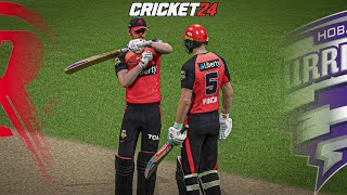 Domination  Melbourne Renegades vs Hobart Hurricanes  BBL Season 2  Cricket 24  EP 08 [upl. by Tanney]