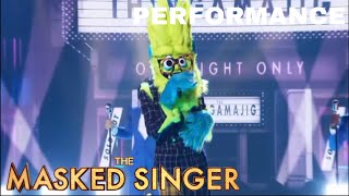 Thingamajig sings “Ain’t Too Proud To Beg” by The Temptations  The Masked Singer  Season 2 [upl. by Nadaha]