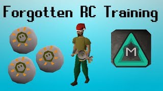 OSRS Forgotten Runecrafting Method 24k xphr  Profit [upl. by Gothart924]