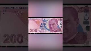 Turkish Lira Turkey currency bank notes TurkishLira TurkeyBanknotes travel LiraNotes lira [upl. by Crutcher]