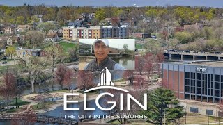 Downtown Elgin Illinois THE CITY IN THE SUBURBS [upl. by Auqinot]