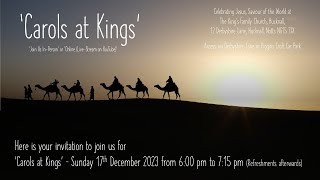 Carols at Kings Christmas Past Present amp Future LiveStream [upl. by Ledarf]