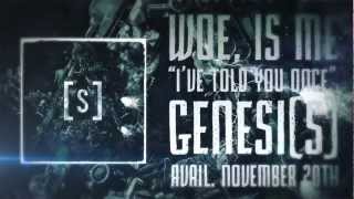 Woe Is Me  Ive Told You Once Lyric Video [upl. by Eberhard]