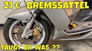 Was kann ein Billig Austausch Bremssattel für 21 €   Testfahrt [upl. by Izmar]