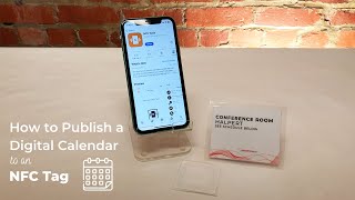 How to Publish a Calendar to an NFC Tag  Using NFC in the Office [upl. by Atinev]