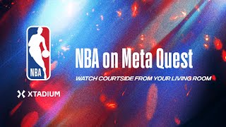 Sit Courtside for NBA Games with the Xtadium App [upl. by Akilaz]