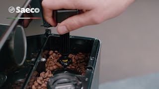 How to set the grinder of your Saeco machine [upl. by Nirtiak355]