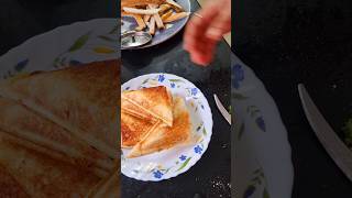 Veg Mayonnaise Sandwich 🥪 😋 food cooking shorts breakfast [upl. by Naxor]