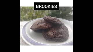 Easy eggless brookies [upl. by Tnirb745]