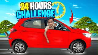 24 HOURS IN A CAR CHALLENGE 😨  24hourschallenge ​⁠Amitkeshri1 [upl. by Assil]