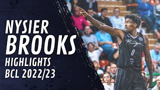 Highlights Nysier Brooks  BCL 202223 [upl. by Ardnauq482]