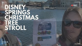 We did the Disney Springs Christmas Tree Stroll [upl. by Dreher]