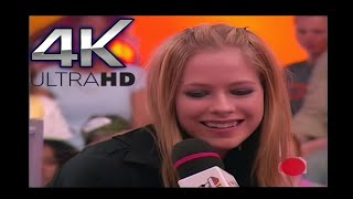 Avril Lavigne  Interview TRL UK 23042004 REMASTERED 4K [upl. by Adoree]