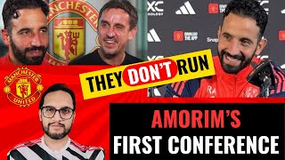 AMORIM TALKS OPENLY AMORIMS Press Conference INTERVIEW with Gary Neville Man United News [upl. by Nuahsel657]