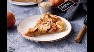 Easy Apple Galette Recipe With Puff Pastry [upl. by Odette]