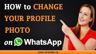 How to Change Profile Photo on WhatsApp Android [upl. by Wilscam]