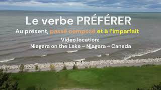 Le verbe Préférer au présent passé composé et à limparfait frenchconjugation niagara canada [upl. by Yoshio58]