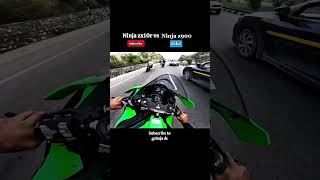 Zx10r vs ninja z9 drag race 🚀😲 shorts motovlog rider zx10r [upl. by Darken]