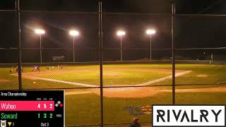 American Legion Baseball Area Championship Wahoo vs Seward [upl. by Yarak354]