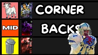 RANKING the BEST Cornerbacks in Madden NFL 25 [upl. by Neyuh]