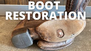 Worn Out Cowboy Boots Are RESTORED  Dan Post Boot Overhaul [upl. by Pascale]