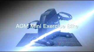 Mini Exercise Bike AGM Under Desk Bike Pedal Exerciser Foot Cycle Arm amp Leg Peddler Exe [upl. by Aisanahta152]