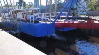 Ellicott 670 Dredge Launch [upl. by Orodoet]