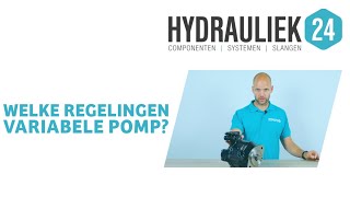 Uitleg over de verschillende regelingen op een variabele hydrauliek pomp  Hydrauliek24nl [upl. by Au770]