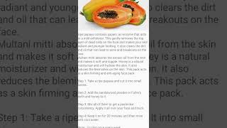 papaya contains papain an enzyme that actstipsandtricks viralvideo [upl. by Anilatac]