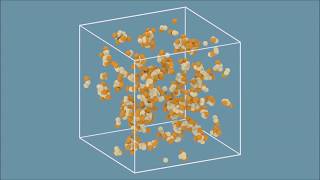 Dissipative Particle Dynamics  code test run [upl. by Teik]