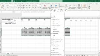 Excel  Mise en place dun calendrier dynamique [upl. by Nalon525]