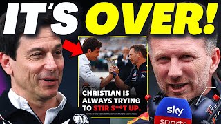 HUGE BOMBSHELL For HORNER After WOLFFS EXPOSES UNACCEPTABLE COMMENTS SHOCKING STATEMENT  F1 NEWS [upl. by Ahseinet761]