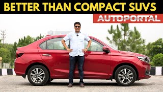 Here is why the Honda Amaze makes better sense than a compact SUV  Autoportal [upl. by Eihpos]