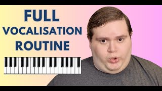 FULL VOCALISATION ROUTINE [upl. by Yennej]