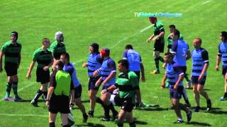 Massive Rugby Fight four red card [upl. by Akiram]