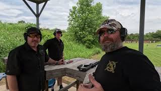 Saturdays 2 gun match at Gun Runners Shooting Sports we talk with Shadow Silencers [upl. by Yllor]