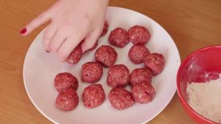 Boulettes de Boeuf à la Mozzarella fondante [upl. by Ulrick]