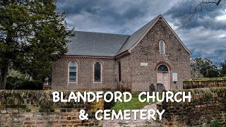 BLANDFORD CHURCH amp CEMETERY oldest building in Petersburg [upl. by Matty]