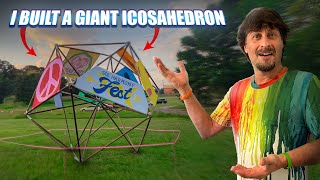 I built a giant Icosahedron See how [upl. by Sherwin]