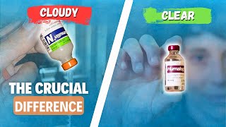 Clear Vs Cloudy Insulin How to Make Sure Your Insulin is Safe for Use [upl. by Ainecey809]