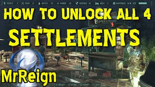 Fallout 4  Far Harbor  HOW TO UNLOCK ALL SETTLEMENTS  Far Harbor  Complete Guide [upl. by Gnouv477]