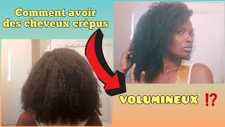 🇨🇮52• Comment avoir du VOLUME cheveux crepus  Valèh Té [upl. by Yecniuq787]