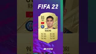 Achraf Hakimi  FIFA Evolution FIFA 18  EAFC 25 [upl. by Gerge]