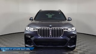 2022 BMW X7 xDrive40i Sport Utility For sale in Miami Pinecrest Kendall Palmetto Bay Cutler Bay [upl. by Bello]