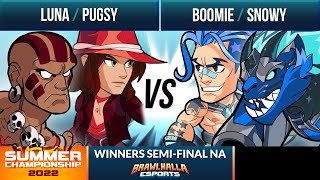 Luna amp Pugsy vs Boomie amp Snowy  Winners SemiFinal  Summer Championship 2022  NA 2v2 [upl. by Sama]